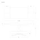 Transformowalny stolik kawowy z metalu i drewna Made in Italy - Polaris Viadurini