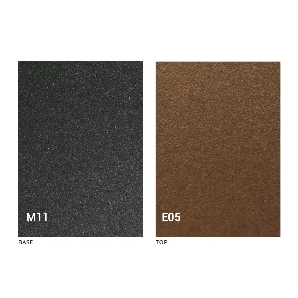 Nowoczesny stolik kawowy z blatem z efektem Malta Made in Italy - Patroclo Viadurini