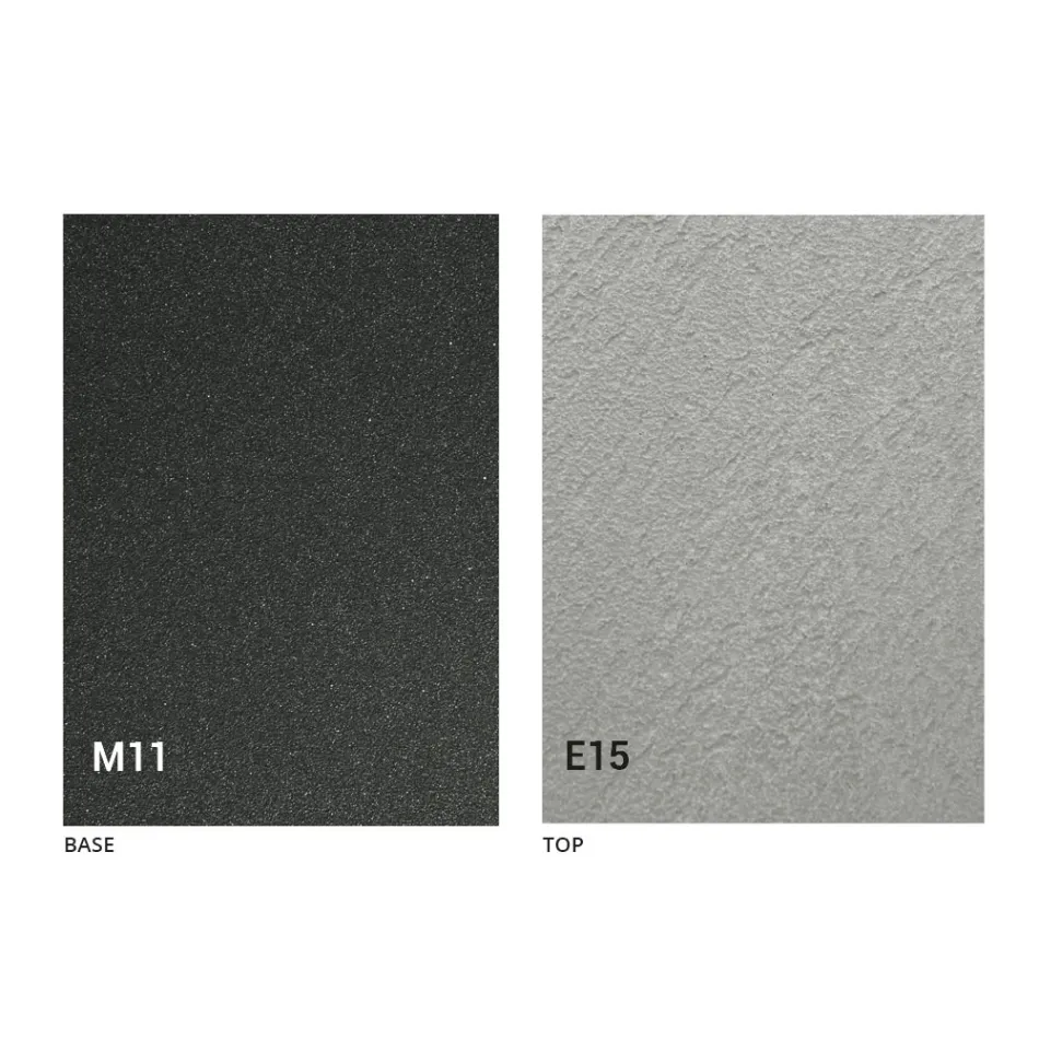 Nowoczesny stolik kawowy z blatem z efektem Malta Made in Italy - Patroclo Viadurini