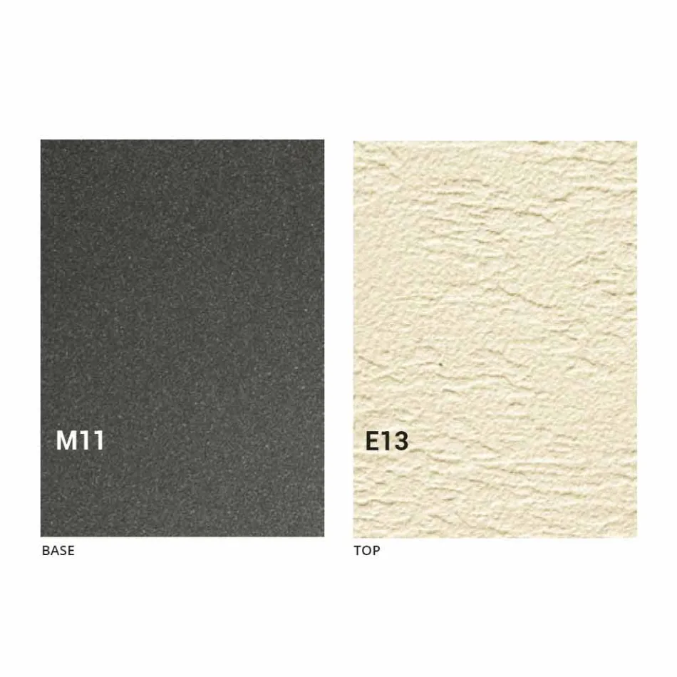 Nowoczesny rozkładany stolik kawowy z blatem z efektem Malta Made in Italy - Patroclus Viadurini