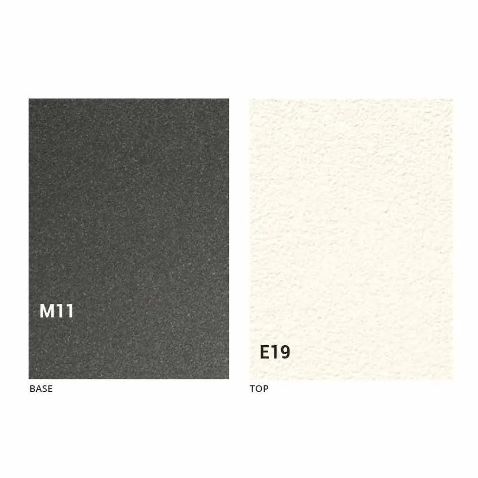 Nowoczesny rozkładany stolik kawowy z blatem z efektem Malta Made in Italy - Patroclus Viadurini