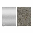 Nowoczesny, rozkładany stolik kawowy z blatem z efektem zaprawy Made in Italy - Salomon Viadurini