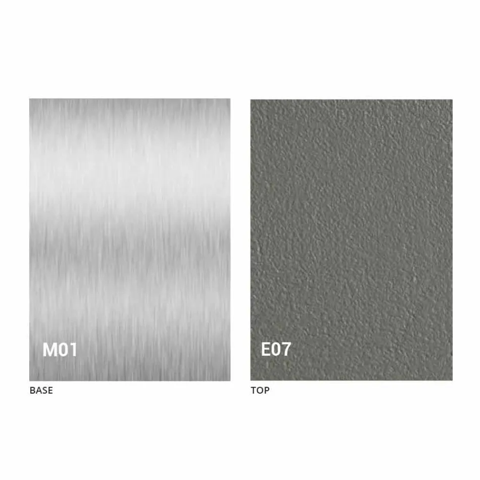 Nowoczesny, rozkładany stolik kawowy z blatem z efektem zaprawy Made in Italy - Salomon Viadurini