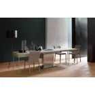 Nowoczesny, rozkładany stolik kawowy z blatem z efektem zaprawy Made in Italy - Salomon Viadurini