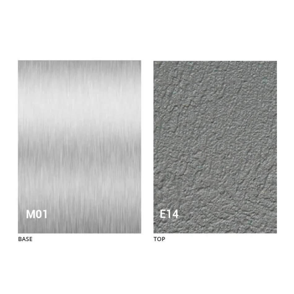 Nowoczesny, rozkładany stolik kawowy z blatem z efektem zaprawy Made in Italy - Salomon Viadurini