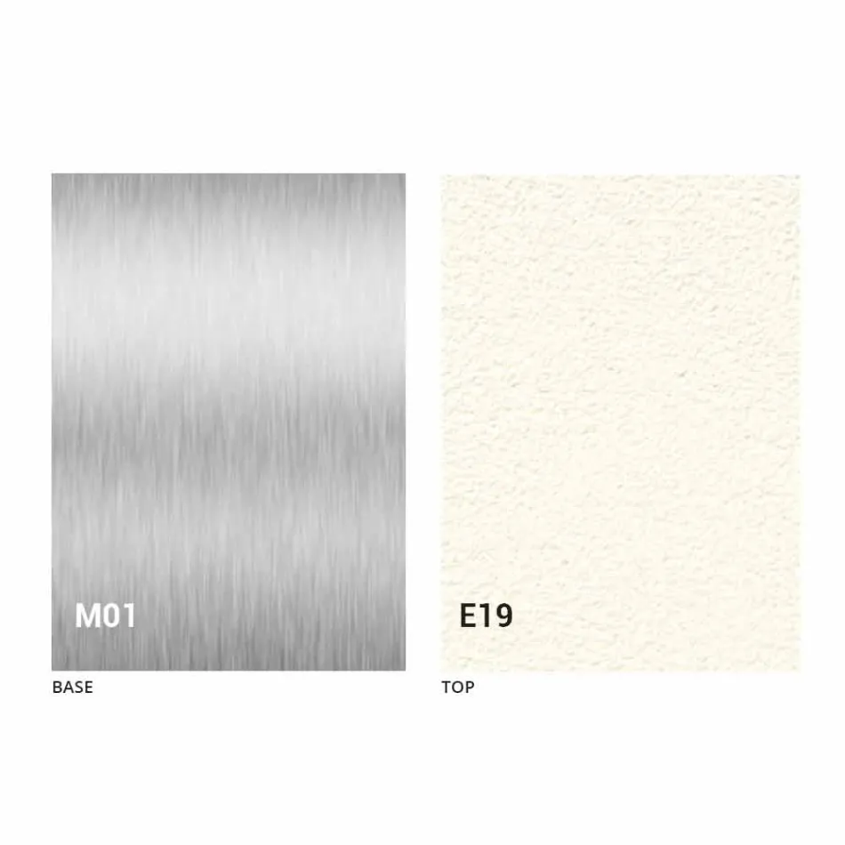 Nowoczesny, rozkładany stolik kawowy z blatem z efektem zaprawy Made in Italy - Salomon Viadurini