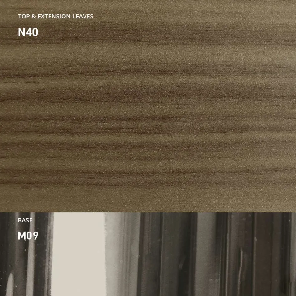 Nowoczesny, przekształcalny stolik kawowy z metalu i drewna Made in Italy - Universe Viadurini