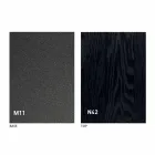 Nowoczesny, rozkładany stolik kawowy z grafitowego metalu i drewna - Sistocle Viadurini