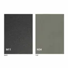 Nowoczesny, rozkładany stolik kawowy z grafitowego metalu i drewna - Sistocle Viadurini