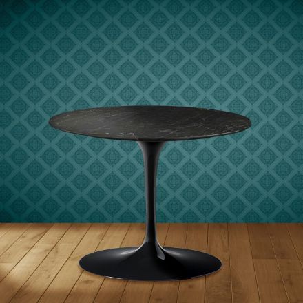 Stolik kawowy Tulip H 41 Eero Saarinen z ceramiki Somnia Made in Italy - Scarlet Viadurini
