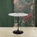 Tulip Eero Saarinen H 52 Owalny stolik kawowy z marmuru arabskiego Made in Italy - Scarlet