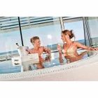 Stolik - Floating taca projekt faux skóry żeglarskie Trona Viadurini