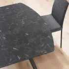 Rozkładany stół beczkowy do 170 cm w warstwowym HPL - Convivio Viadurini