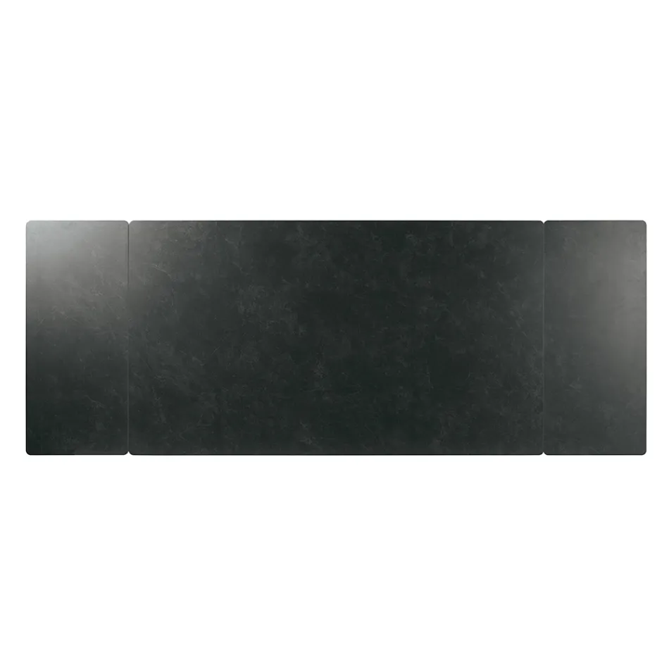 Stół rozkładany 160/240x90 cm ze szkła ceramicznego - Master Viadurini