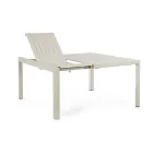 Rozkładany stół do 149 cm z aluminium malowanego proszkowo - potrzeba Viadurini