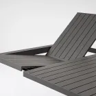 Rozkładany stół do 149 cm z aluminium malowanego proszkowo - potrzeba Viadurini