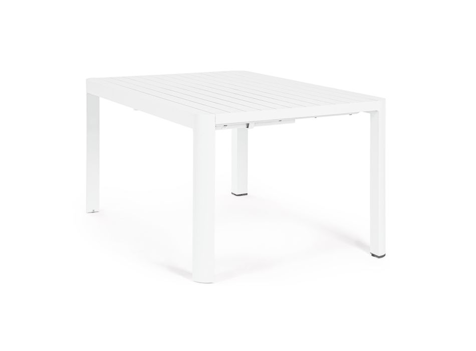 Rozkładany stół do 149 cm z aluminium malowanego proszkowo - potrzeba Viadurini