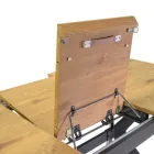 Stół rozkładany 180 cm z płyty MDF z efektem drewna z wytłoczonym usłojeniem - pianka Viadurini