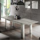 Designerski stół do jadalni rozkładany do 210 cm z ekologicznego drewna - Perro Viadurini