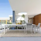 Stół rozkładany do 240 cm z aluminium malowanego proszkowo - farba Viadurini