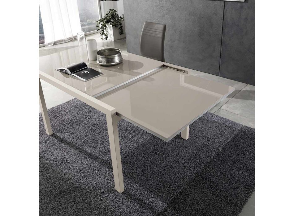 Stół rozkładany do 240 cm z lakierowanego drewna Made in Italy - Jacobs Viadurini