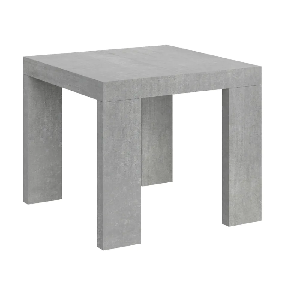 Rozkładany stół do 246 cm z drewnianych mikrocząstek Made in Italy - drzewo Viadurini