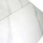 Stół rozkładany 260 cm z metalu i kamienia syntetycznego - podwodny Viadurini