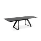 Stół rozkładany do 270 cm z blatem HPL i aluminiową podstawą - Villongo Viadurini