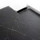 Stół rozkładany do 270 cm z blatem HPL i aluminiową podstawą - Villongo Viadurini