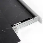 Stół rozkładany do 270 cm z blatem HPL i aluminiową podstawą - Villongo Viadurini