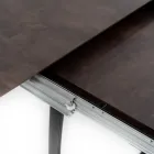 Stół rozkładany do 270 cm z blatem HPL i aluminiową podstawą - Villongo Viadurini