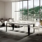 Stół rozkładany do 284 cm w różnych rozmiarach i wykończeniach Made in Italy - Beach Viadurini