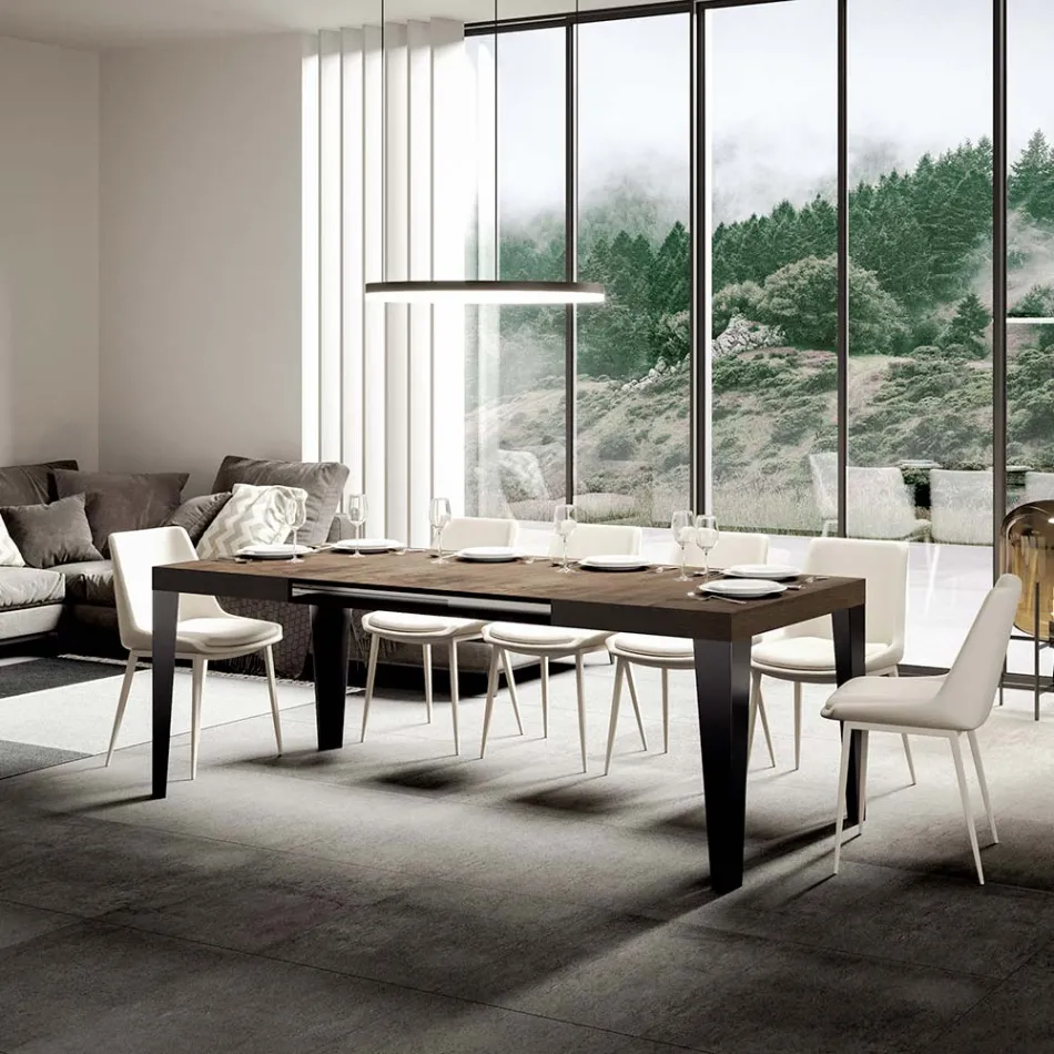 Stół rozkładany do 284 cm w różnych rozmiarach i wykończeniach Made in Italy - Beach Viadurini