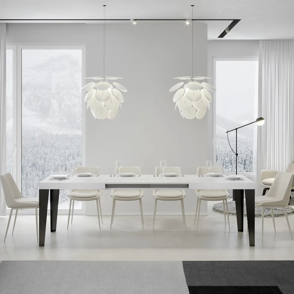 Stół rozkładany do 284 cm w różnych rozmiarach i wykończeniach Made in Italy - Beach Viadurini