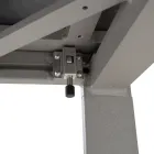 Stół rozkładany 300 cm z aluminium z wkładką HPL - Righello Viadurini