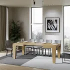 Stół rozkładany do 440 cm. Dostępny w różnych wykończeniach - Mountain Viadurini