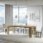 Rozkładany stół do 440 cm z drewnianych mikrocząstek Made in Italy - drzewo Viadurini