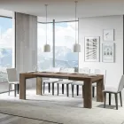 Rozkładany stół do 440 cm z drewnianych mikrocząstek Made in Italy - drzewo Viadurini