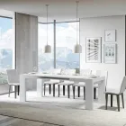 Rozkładany stół do 440 cm z drewnianych mikrocząstek Made in Italy - drzewo Viadurini