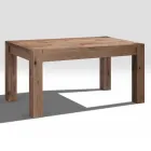 Rozkładany stół z fornirowanymi nogami i blatem Made in Italy - Tash Viadurini