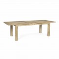 Rozkładany stół ogrodowy do 260 cm w drewnie, 8 miejsc Homemotion - Gismondo