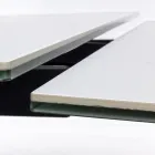 Stół Rozkładany do Jadalni 240 cm Szklano-Ceramiczny Blat - Barone Viadurini