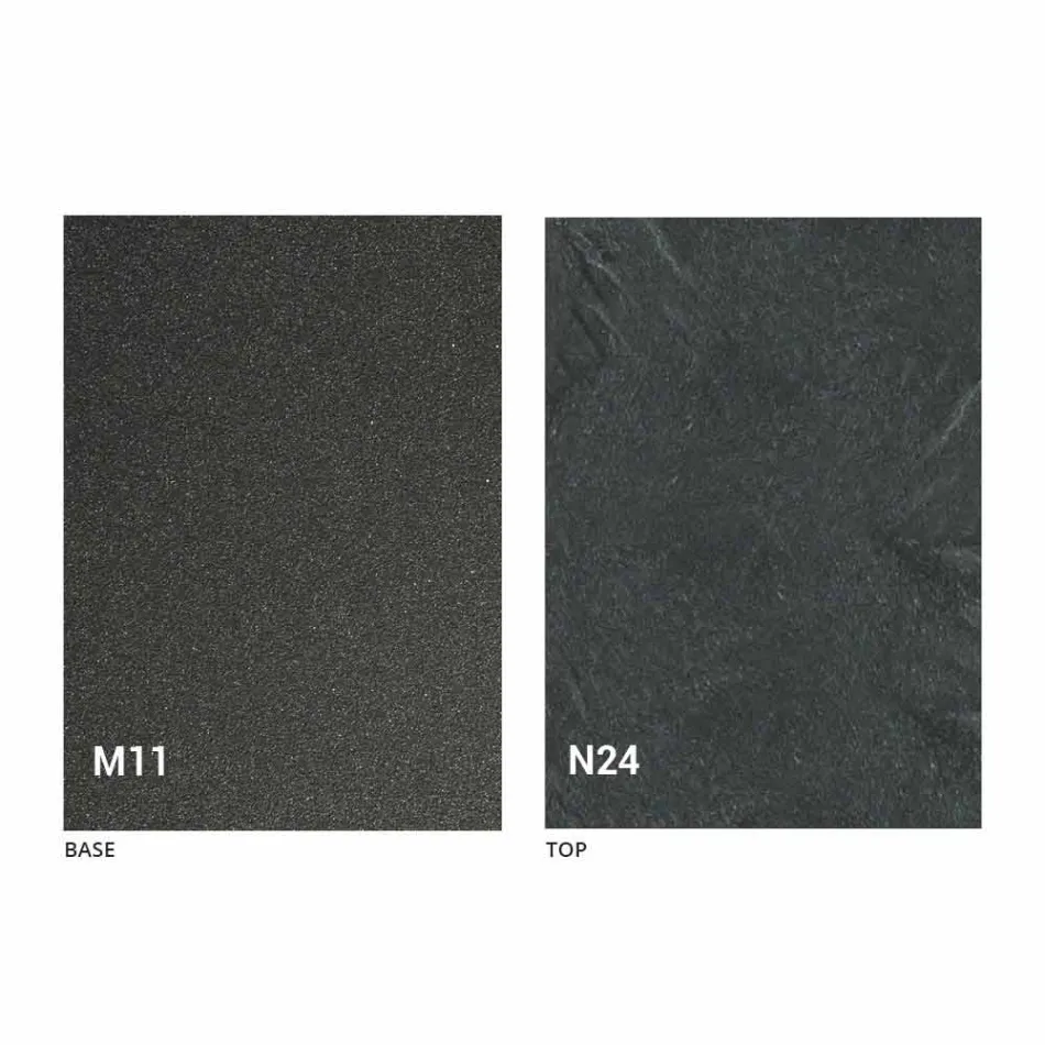 Rozkładany stół do jadalni z drewna i metalu do 280 cm - Gallotto Viadurini