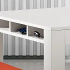 Rozkładany stół do salonu z melaminy Made in Italy - Ondine Viadurini