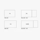 Rozkładany stół do salonu z melaminy Made in Italy - Ondine Viadurini