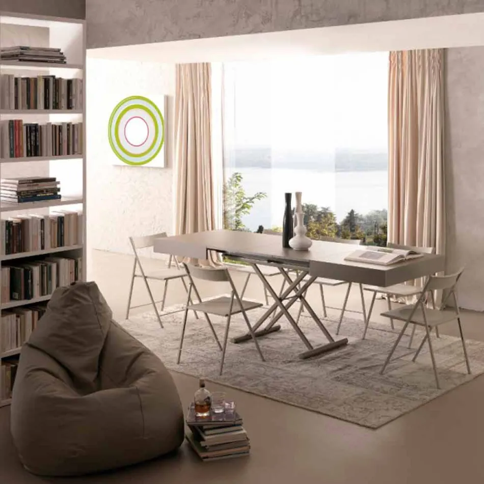 Stół rozkładany Gilmore od stolika kawowego do stołu jadalnego Viadurini