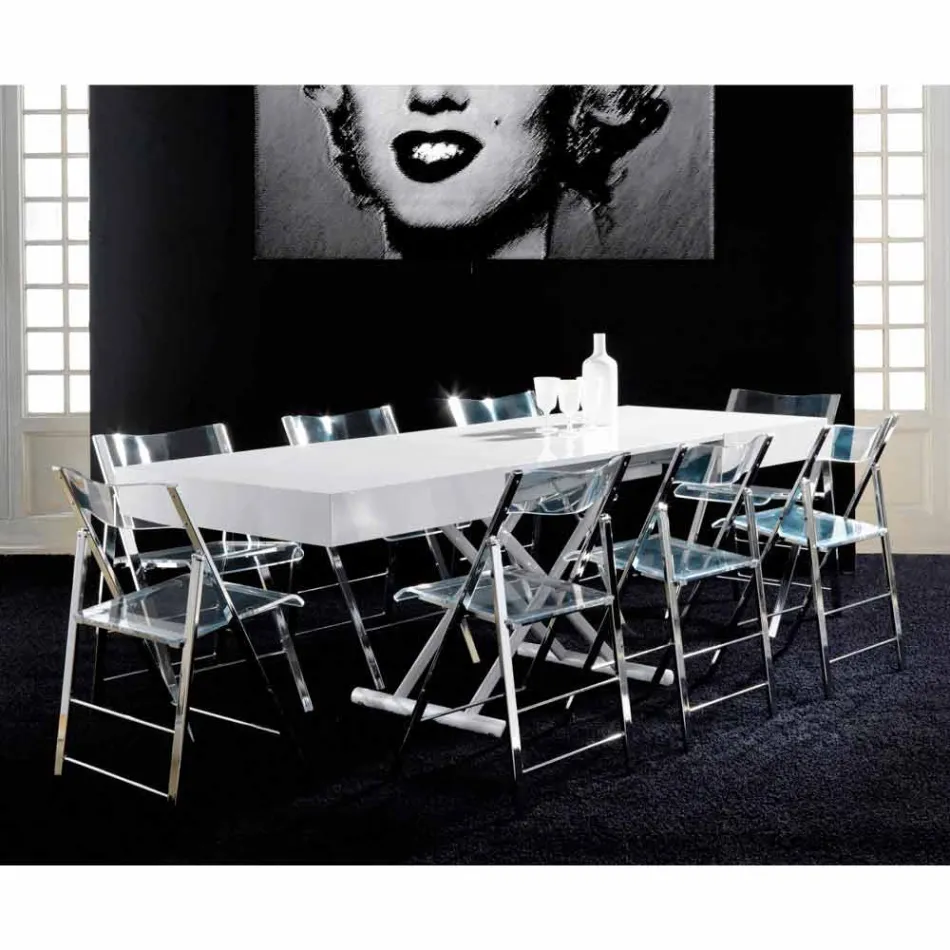 Stół rozkładany Gilmore od stolika kawowego do stołu jadalnego Viadurini