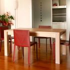 Rozkładany stół z drewna dębowego, L160 / 260xP90cm, Jacob Viadurini