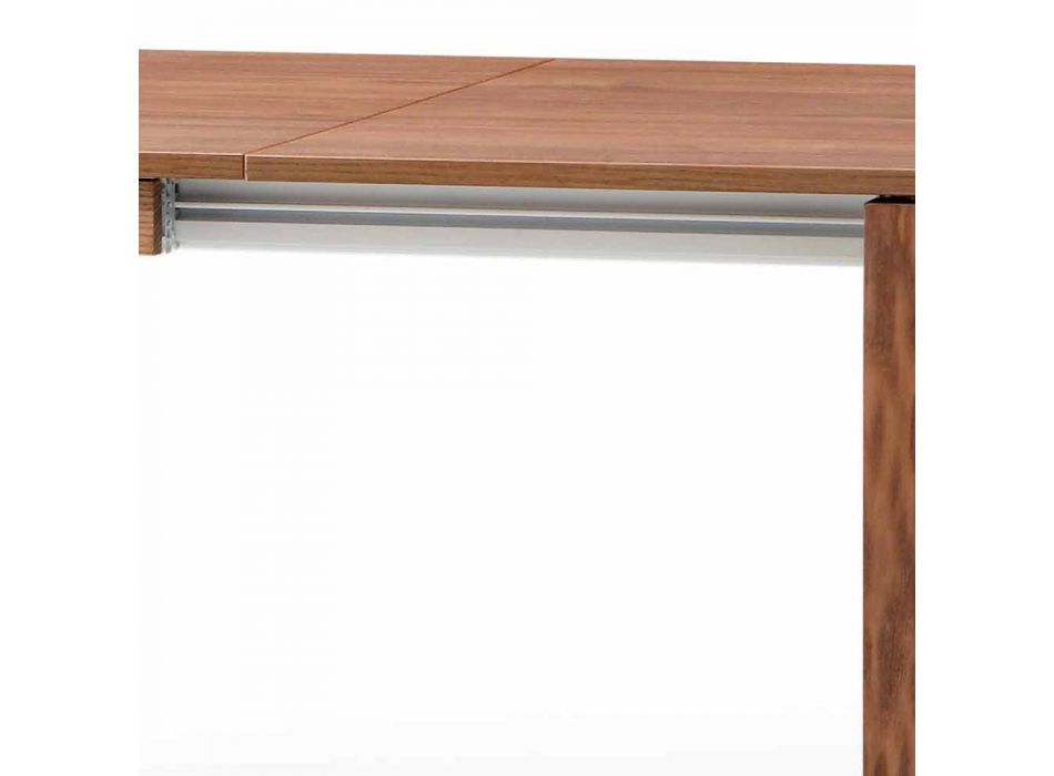 Rozsuwany stół z podstawą z drewna jesionowego, Medicina Viadurini