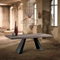 Designowalny rozkładany stół w drewnie dębowym z Włoch, Zerba